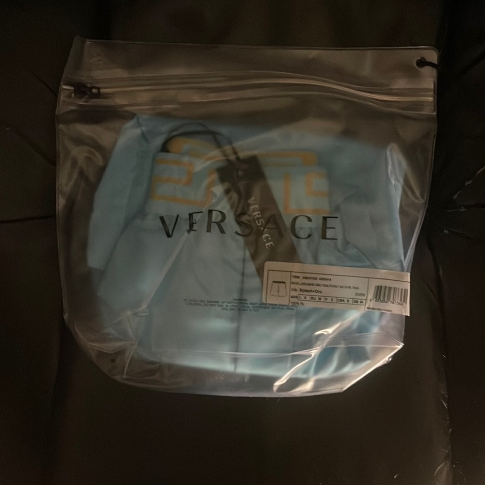 Versace Greca Key swim shorts